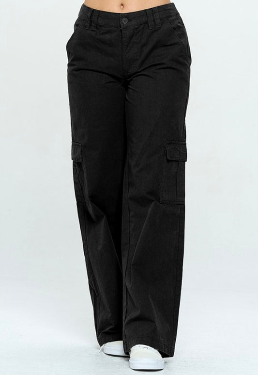 MID Rise Straight Cargo Pants