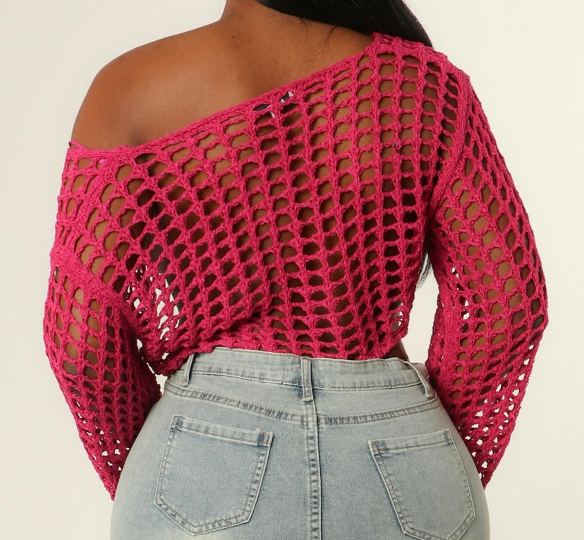 Crotchet Cropped Top