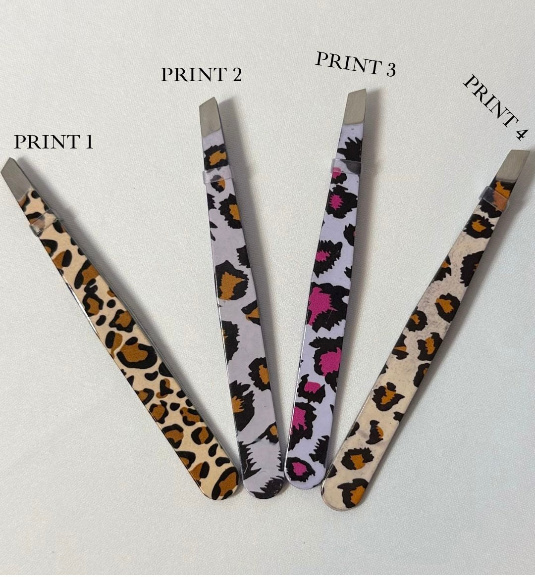 Eyebrow Tweezers - Leopard Print