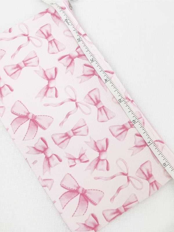 Pink Bow Pouch