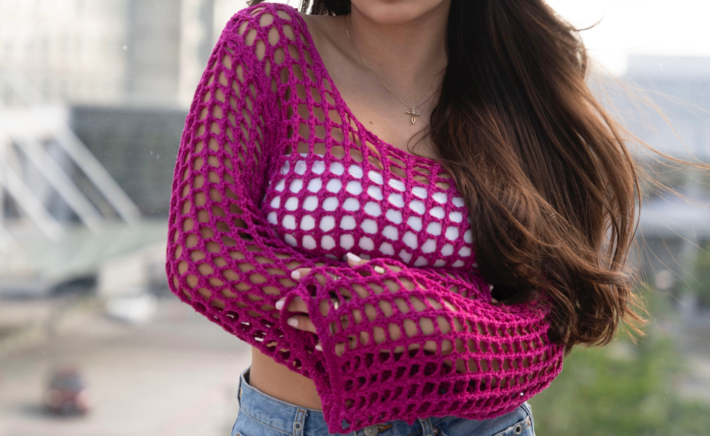 Crotchet Cropped Top