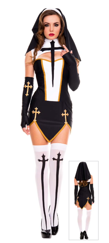 Bad Habit Nun Costume (70259/Q)