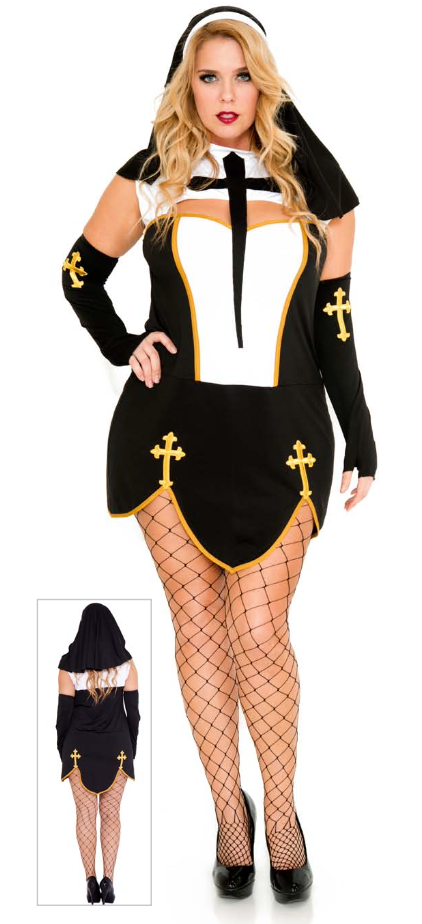 Bad Habit Nun Costume (70259/Q)